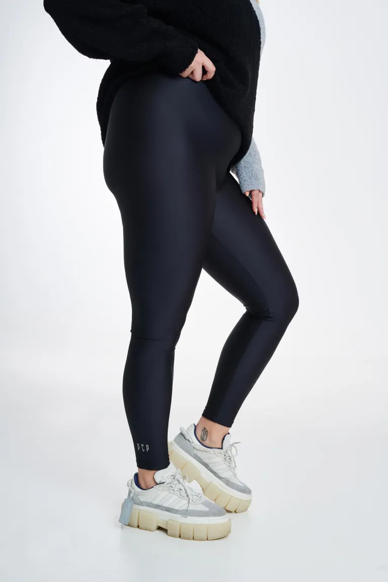 Jacqueline Γυαλιστερό Curvy Κολάν