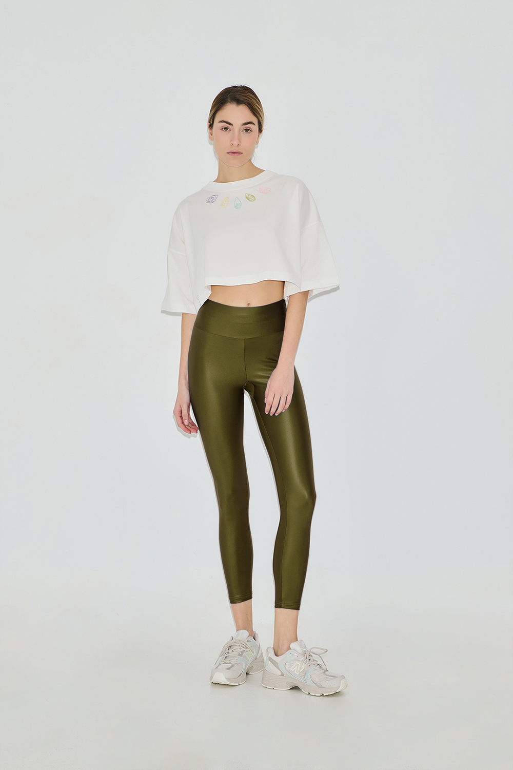 Lynn 7/8 Metallic ψηλόμεσο κολάν