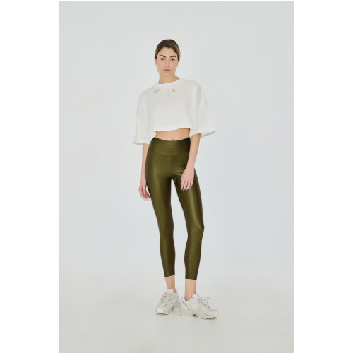 Lynn 7/8 Metallic ψηλόμεσο κολάν